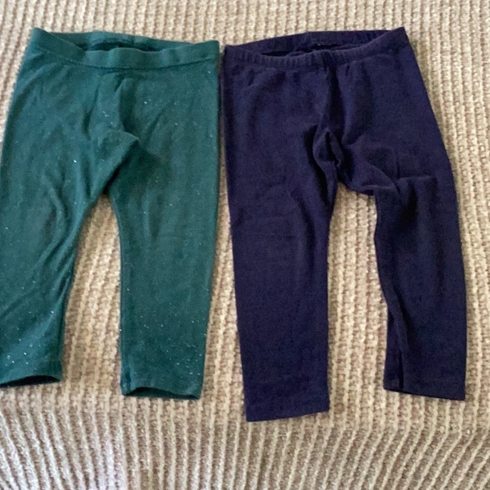 2 pairs of toddler leggings size 2 from cat and jack